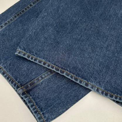 DRAWER 65142000036 Light indigo RESORT faded denim drawstring trousers bottoms