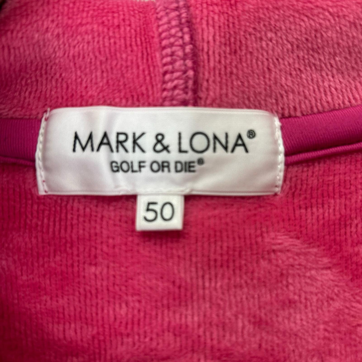 MARK&LONA マークアンドロナ MLM-3C-AC02 Pink × Gray Altima Fleece Hoodie Top