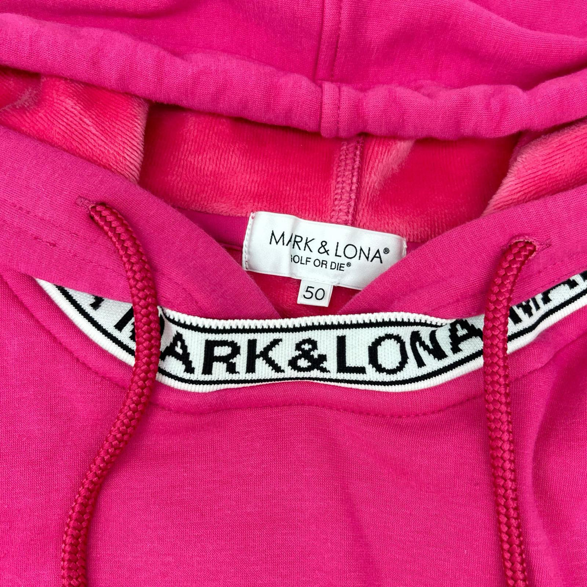 MARK&LONA マークアンドロナ MLM-3C-AC02 Pink × Gray Altima Fleece Hoodie Top