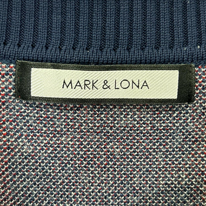 MARK&LONA マークアンドロナ MLM-9C-AB02 トリコカラー Vネック ニットセーター トップス