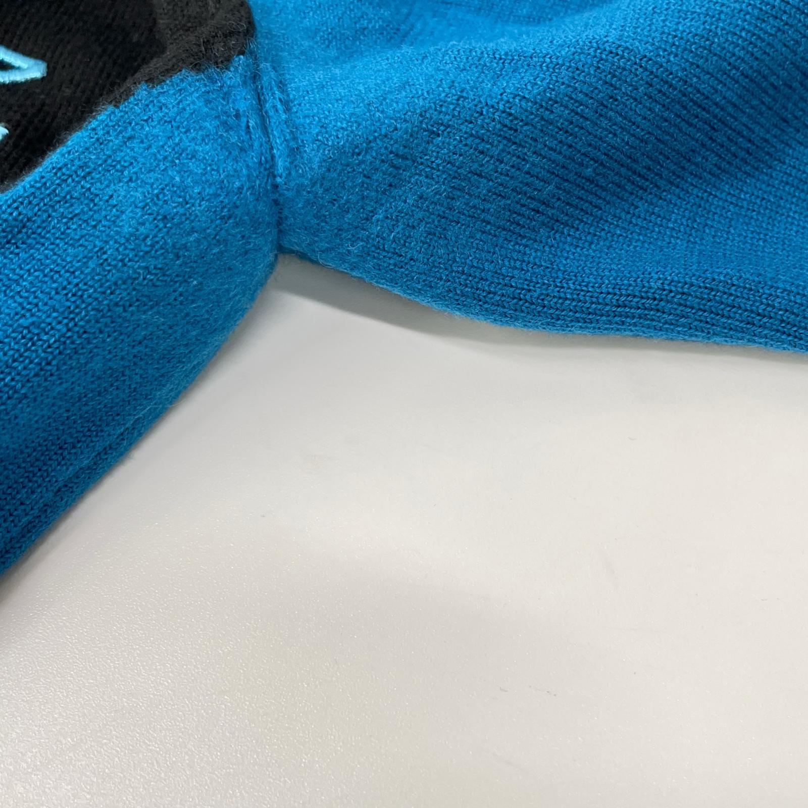 MARK&LONA マークアンドロナ MLM-3C-AB06 トリコカラー Vネック ニットセーター/Face Merino Sweater トップス