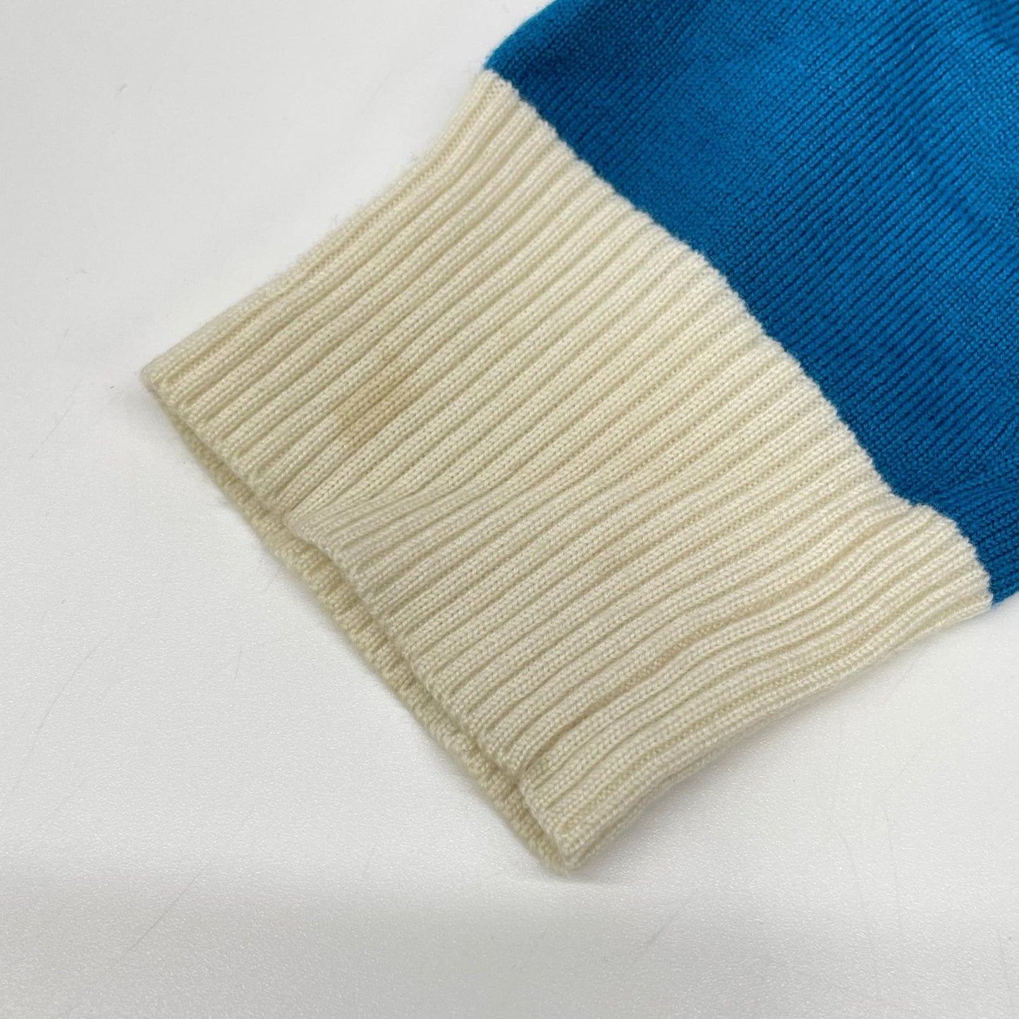 MARK&LONA マークアンドロナ MLM-3C-AB06 トリコカラー Vネック ニットセーター/Face Merino Sweater トップス