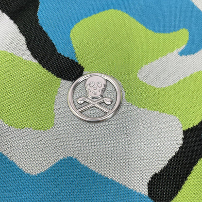 MARK&LONA マークアンドロナ MLM-1B-AP30 マルチカラー カモフラ 半袖ボタンポロシャツ/Gauge Polo トップス