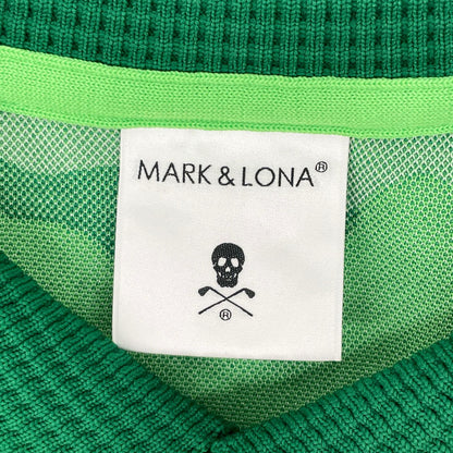 MARK&LONA マークアンドロナ MLM-2C-AP04 トリコカラー グリーンカモフラ 半袖ボタンポロシャツ/Gauge Aim Polo トップス