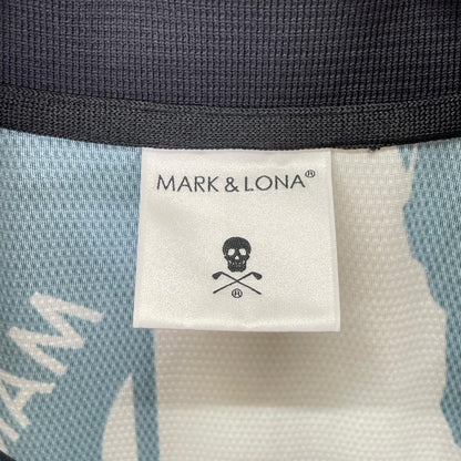 MARK&LONA マークアンドロナ MLM-4A-AP01 トリコカラー アイアンスカル×カモフラ 半袖ポロシャツ/Cray Mesh Polo トップス