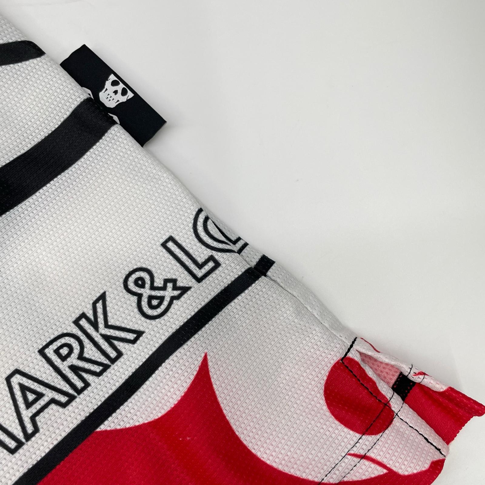 MARK&LONA マークアンドロナ MLM-4A-AP01 トリコカラー アイアンスカル×カモフラ 半袖ポロシャツ/Cray Mesh Polo トップス