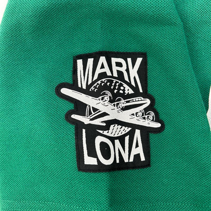 MARK&LONA マークアンドロナ MLM-3A-AP90 グリーン コットン スカルプリント 半袖ポロシャツ/Selene Polo トップス