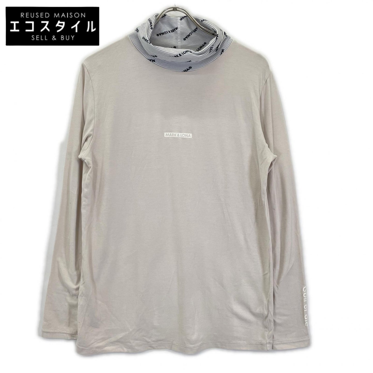 MARK&LONA マークアンドロナ MLM-2D-AU04 ベージュ ハイネック インナーシャツ/AWE High Stretch Fleese Mock トップス