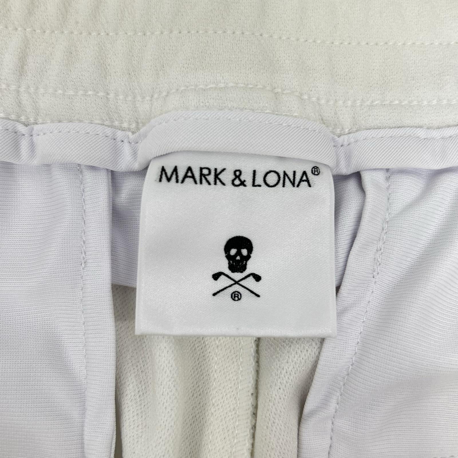 MARK&LONA マークアンドロナ MLM-3A-AT06 23SS ホワイト サイドスタッズ ジップフライパンツ/Prince Stud Pants ボトムス