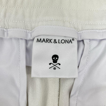MARK&LONA マークアンドロナ MLM-3A-AT06 23SS ホワイト サイドスタッズ ジップフライパンツ/Prince Stud Pants ボトムス