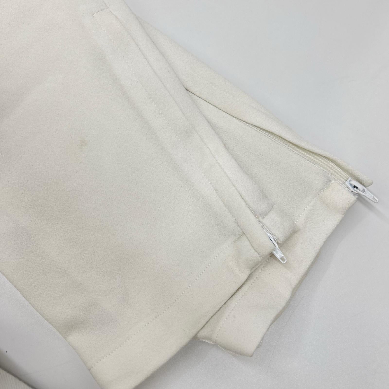 MARK&LONA マークアンドロナ MLM-3A-AT06 23SS ホワイト サイドスタッズ ジップフライパンツ/Prince Stud Pants ボトムス
