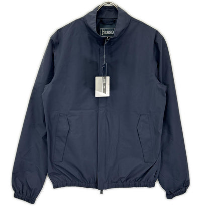 HERNO ヘルノ GI040UL-11101 Laminar Navy GORE-TEX Zip-Up Stand-Collar Blouson Jacket