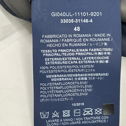 HERNO ヘルノ GI040UL-11101 Laminar Navy GORE-TEX Zip-Up Stand-Collar Blouson Jacket