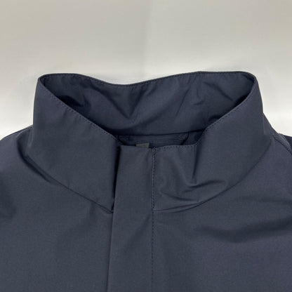 HERNO ヘルノ GI040UL-11101 Laminar Navy GORE-TEX Zip-Up Stand-Collar Blouson Jacket