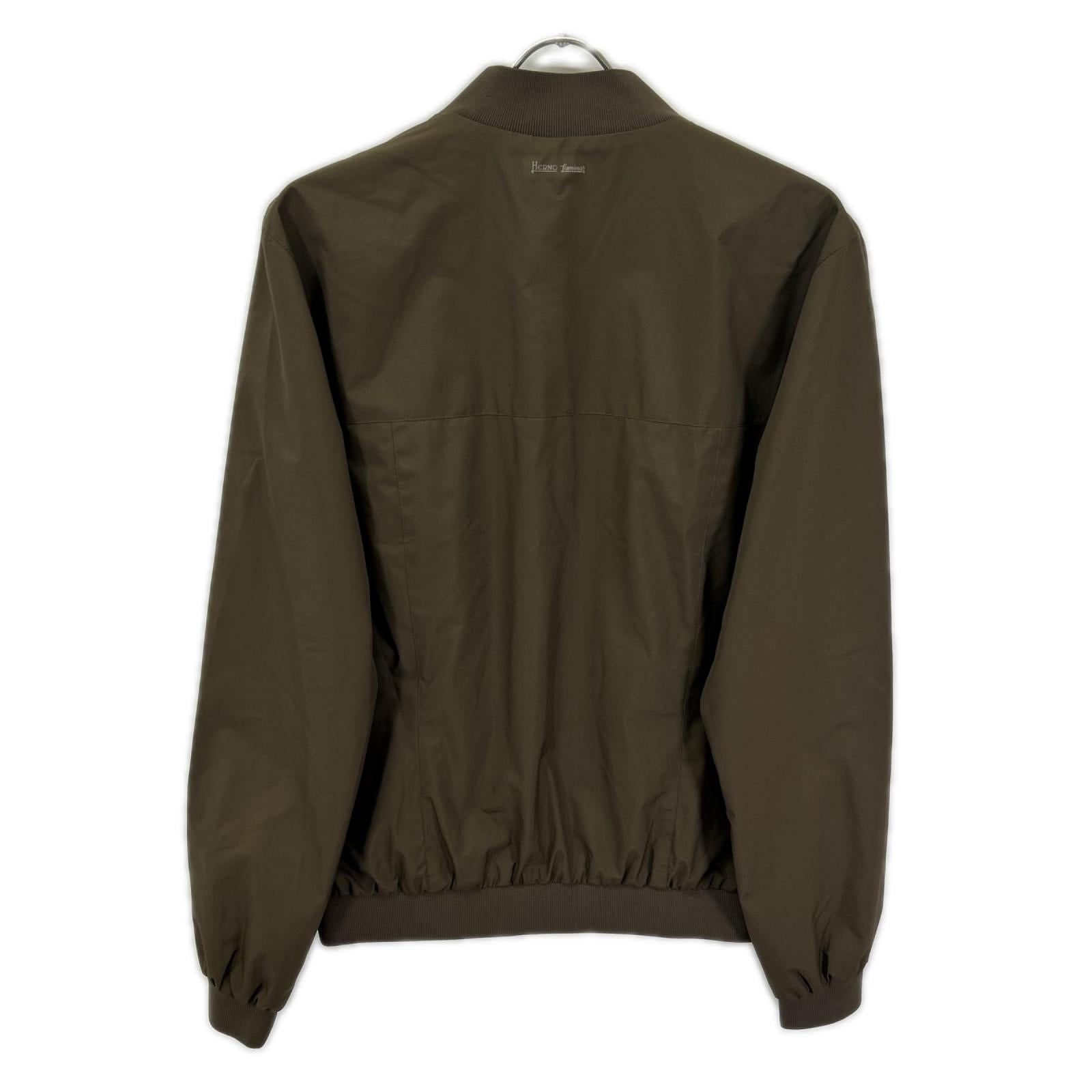 HERNO ヘルノ GI029UL-11106 Laminar/ラミナー カーキ GORE-TEX WINDSTOPPER ボマージャケット ジャケット