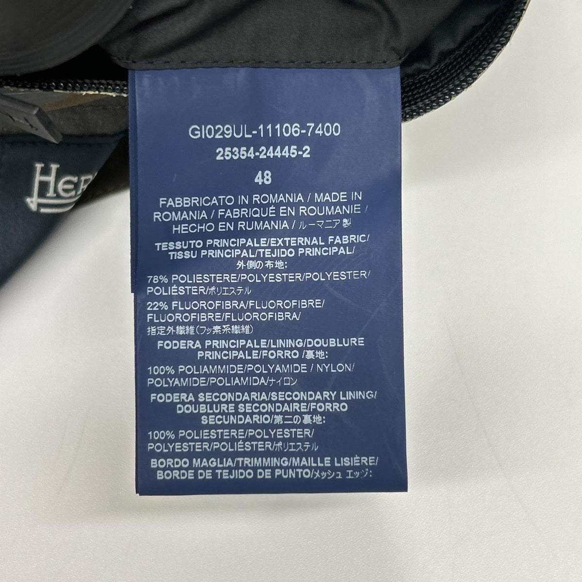 HERNO ヘルノ GI029UL-11106 Laminar/ラミナー カーキ GORE-TEX WINDSTOPPER ボマージャケット ジャケット
