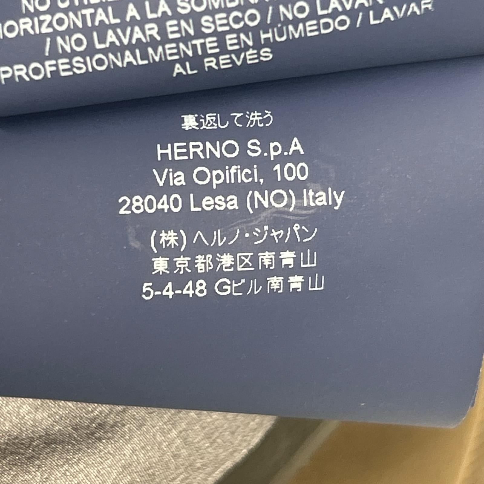 HERNO ヘルノ GI029UL-11106 Laminar/ラミナー カーキ GORE-TEX WINDSTOPPER ボマージャケット ジャケット