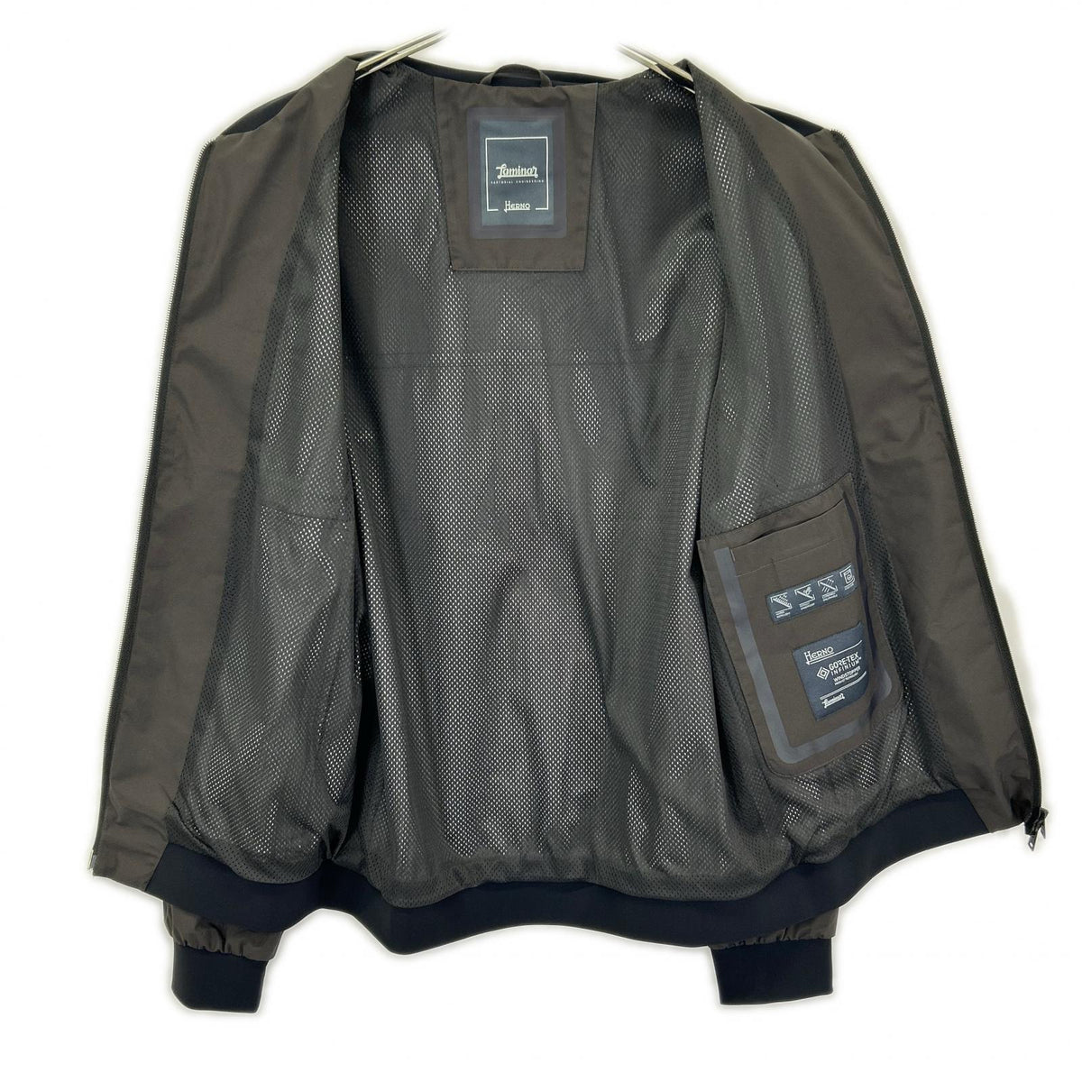 HERNO GI00091UL-11106 Laminar Gray 2-layer GORE-TEX INFINIUM bomber jacket jacket