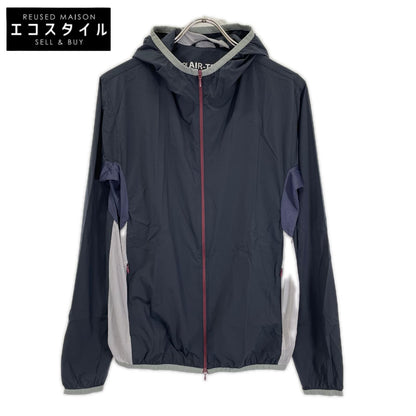HERNO ヘルノ GI0176Y-12236S ネイビー AIR-TECH TRANSPIRATION PROJECT ナイロンジップフーディ ジャケット