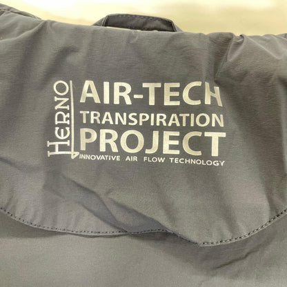 HERNO ヘルノ GI0176Y-12236S ネイビー AIR-TECH TRANSPIRATION PROJECT ナイロンジップフーディ ジャケット