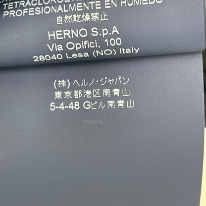 HERNO ヘルノ GI0176Y-12236S ネイビー AIR-TECH TRANSPIRATION PROJECT ナイロンジップフーディ ジャケット