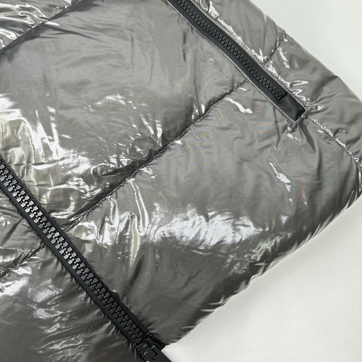 HERNO ヘルノ PI116DL-12345 Laminar/ラミナー マットグレー ナイロン ジップアップ フーデッドダウンジャケット ジャケット