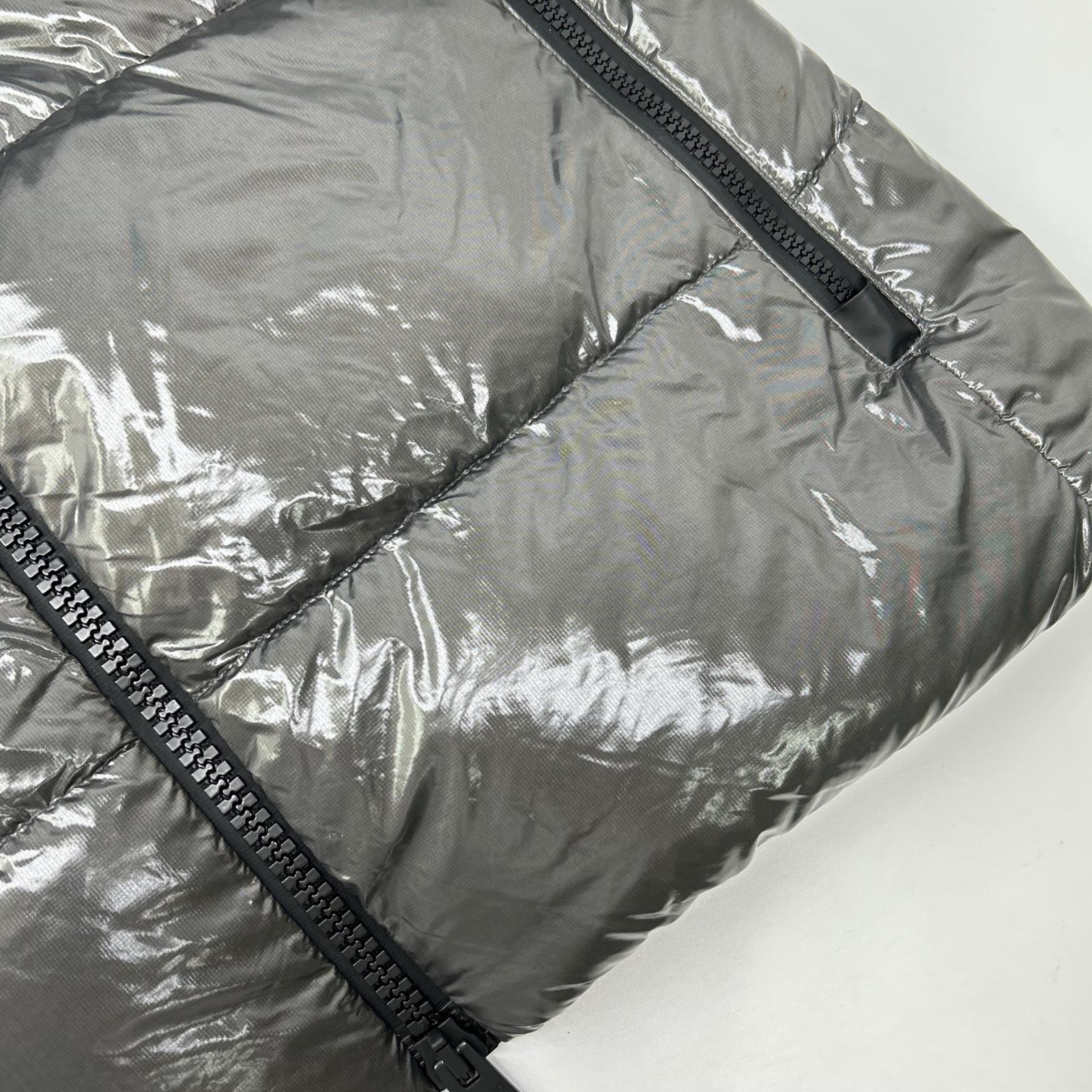 HERNO ヘルノ PI116DL-12345 Laminar/ラミナー マットグレー ナイロン ジップアップ フーデッドダウンジャケット ジャケット