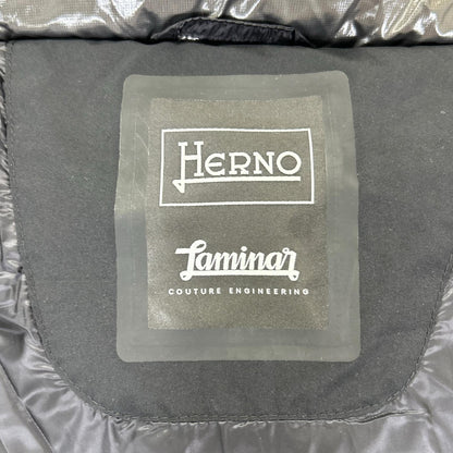 HERNO ヘルノ PI116DL-12345 Laminar/ラミナー マットグレー ナイロン ジップアップ フーデッドダウンジャケット ジャケット