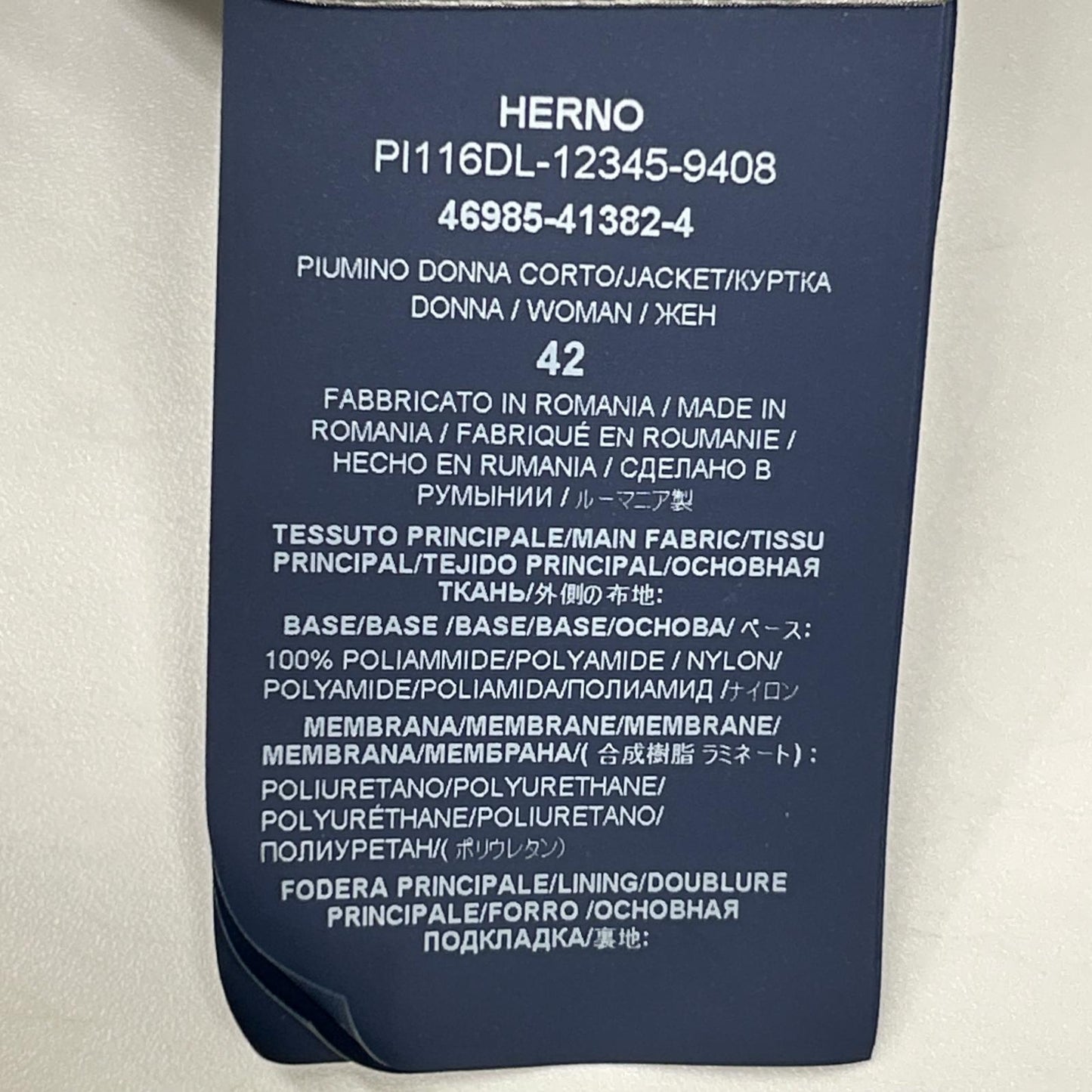 HERNO ヘルノ PI116DL-12345 Laminar/ラミナー マットグレー ナイロン ジップアップ フーデッドダウンジャケット ジャケット