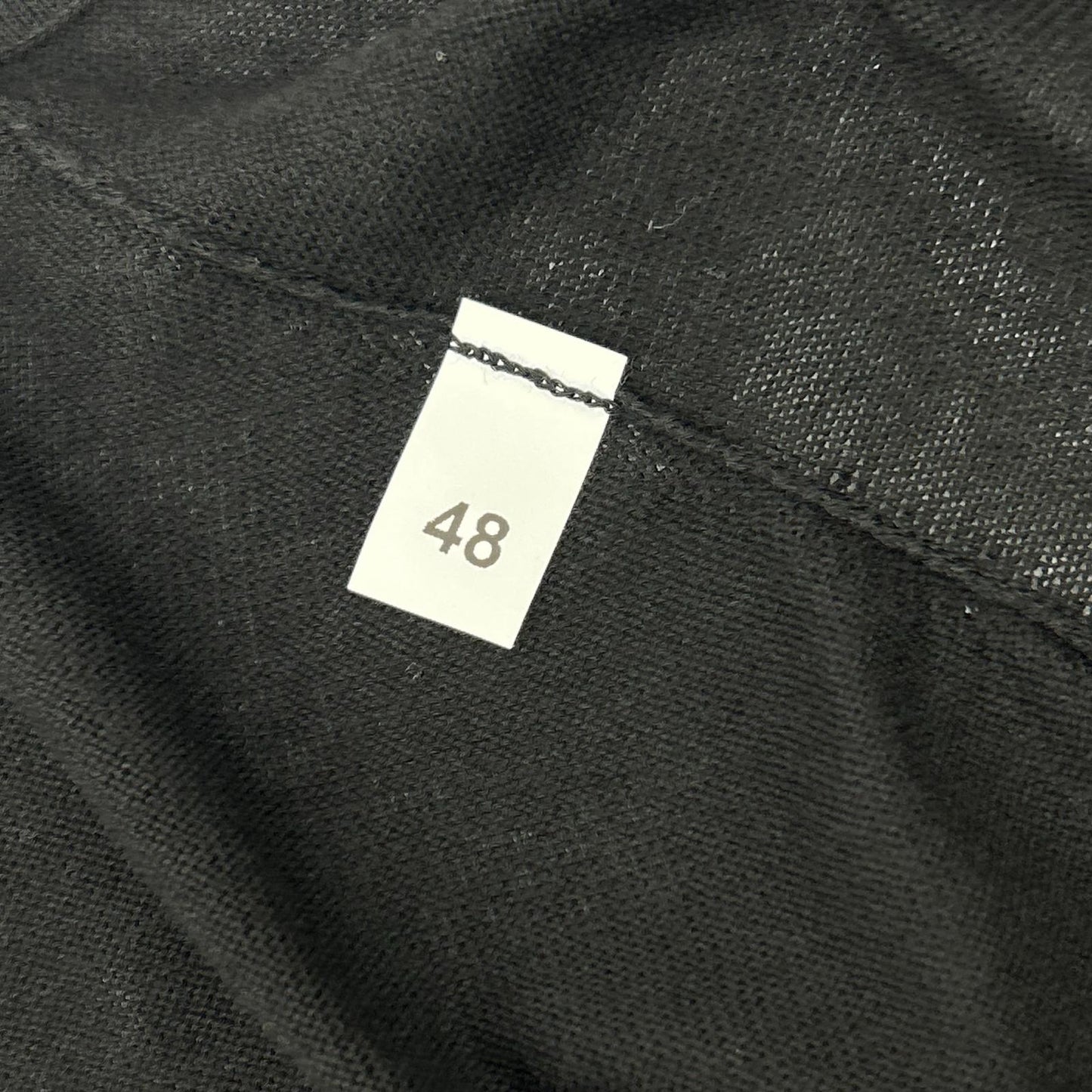 GRAN SASSO グランサッソ 57185/20649 ブラック ハイゲージフレッシュコットン ボタンレス 12Gニットカーディガン トップス