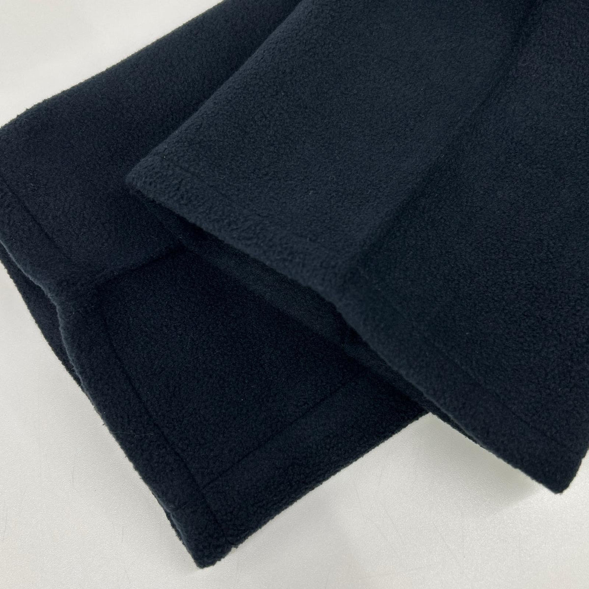 giab's ARCHIVIO 22A MASACCIO Navy polyester center-crease fleece-docking trousers bottoms