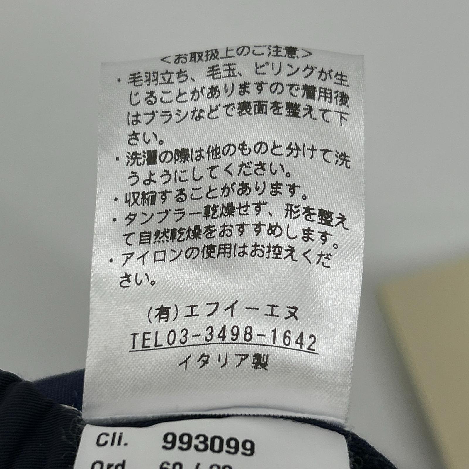 giab's ARCHIVIO ジャブスアルキヴィオ 22A MASACCIO ネイビー ポリエステル センタープレス フリースドッキングパンツ ボトムス