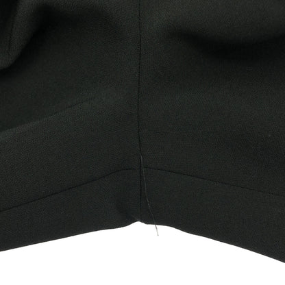 DOUBLE STANDARD CLOTHING ダブルスタンダードクロージング ベージュ×ブラック ポリエステル バックジップノースリーブオールインワン ボトムス