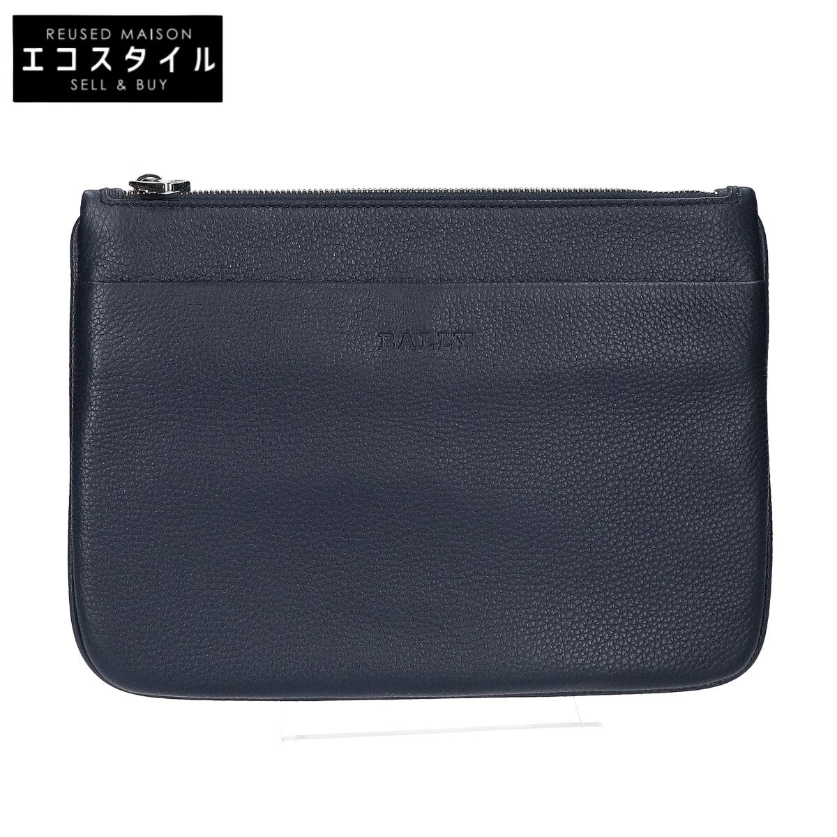 BALLY バリー 【美品】MATRIO グレインカーフ エンボスロゴ セカンドバッグ クラッチバッグ セカンドバッグ クラッチバッグ