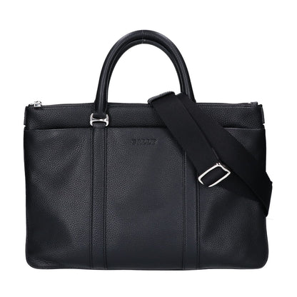 BALLY バリー エンボスロゴ グレインレザー 2WAY ビジネスバッグ ブリーフケース ビジネスバッグ ブリーフケース