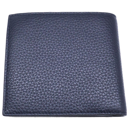 BALLY バリー 【新品同様】MYIE エンボスロゴ グレインカーフ 二つ折りコンパクトウォレット 二つ折り財布（小銭入れあり）