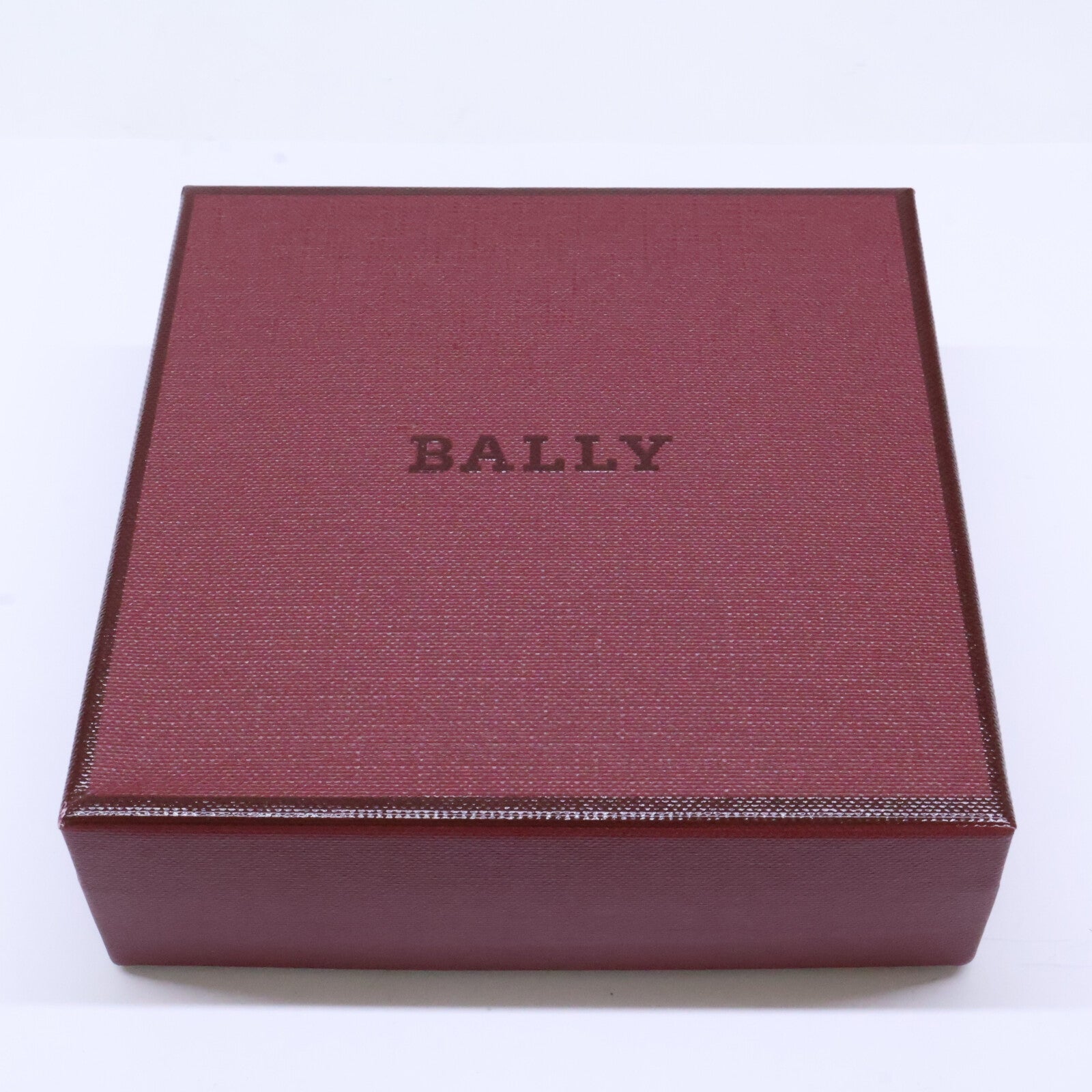 BALLY バリー 【新品同様】MYIE エンボスロゴ グレインカーフ 二つ折りコンパクトウォレット 二つ折り財布（小銭入れあり）