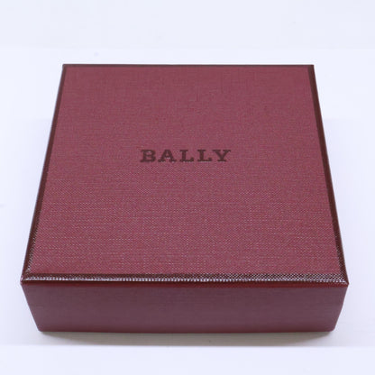 BALLY バリー 【新品同様】MYIE エンボスロゴ グレインカーフ 二つ折りコンパクトウォレット 二つ折り財布（小銭入れあり）