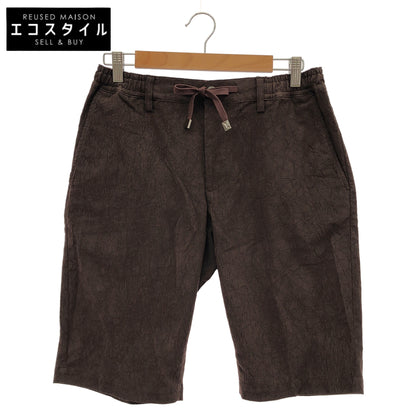 EPOCA UOMO エポカウォモ 26年製 ブラウン リンクル ワッシャー ショートパンツ ボトムス