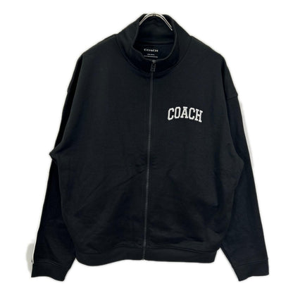 COACH コーチ CY554 ブラック コットン フルジップ トラックジャケット ジャケット