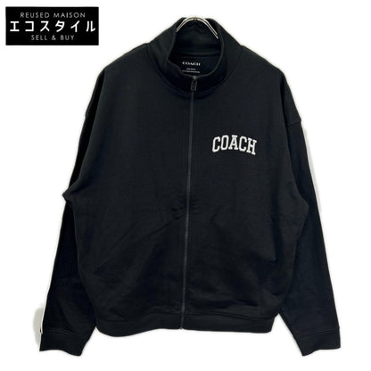 COACH コーチ CY554 ブラック コットン フルジップ トラックジャケット ジャケット