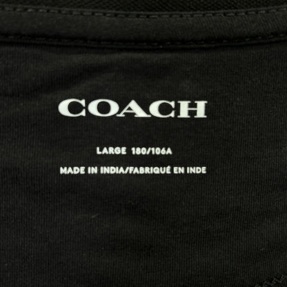 COACH コーチ CY554 ブラック コットン フルジップ トラックジャケット ジャケット