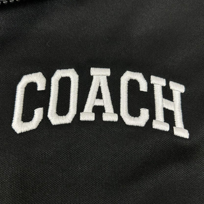 COACH コーチ CY554 ブラック コットン フルジップ トラックジャケット ジャケット