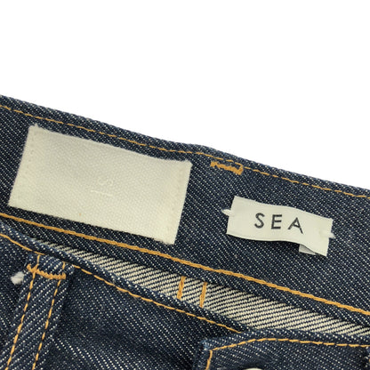 SEA シー 210121506 インディゴ コットン ジップフライ テーパードデニムパンツ ボトムス
