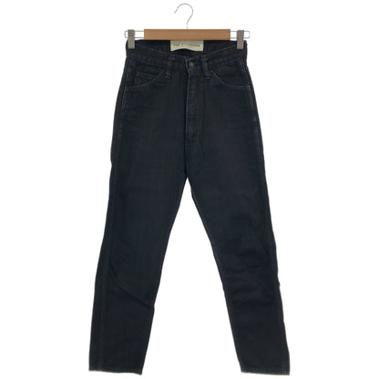 THE SHINZONE ザ シンゾーン 16AMSPA14 ブラック コットン ジップフライ HAIGH WAIST SLIM DENIM ボトムス