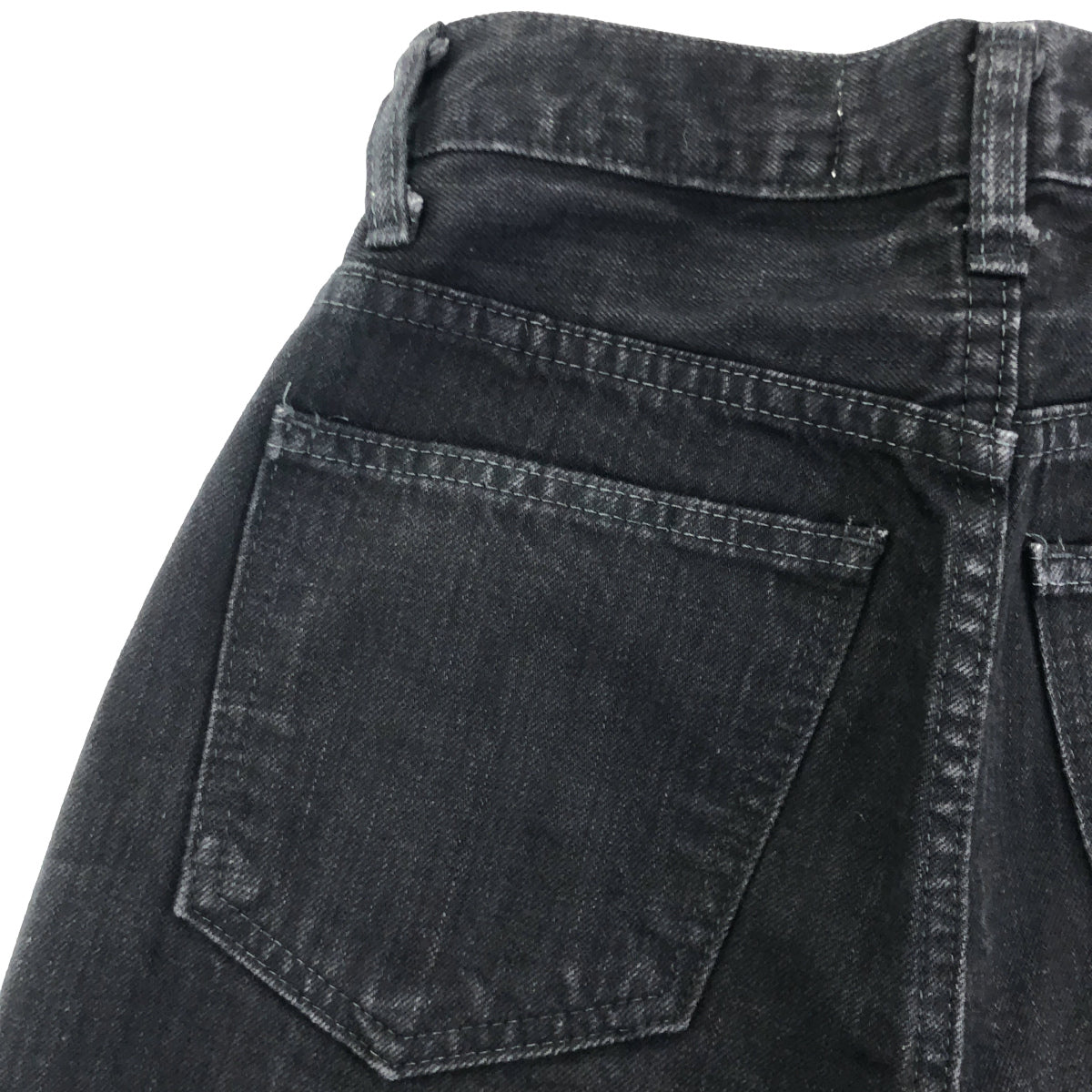 THE SHINZONE ザ シンゾーン 16AMSPA14 ブラック コットン ジップフライ HAIGH WAIST SLIM DENIM ボトムス