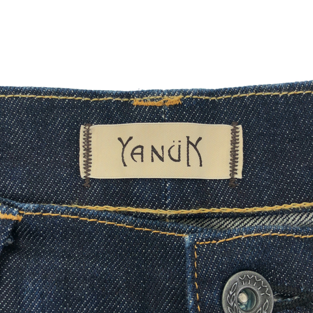 YANUK ヤヌーク ×金子綾×藤原裕 57101515 トリプルコラボ インディゴ デニムパンツ ボトムス