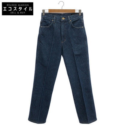 GOLDSIGN ゴールドサイン 6514-343-0863 インディゴ コットン センタープレス ジップフライ ストレートデニムパンツ ボトムス