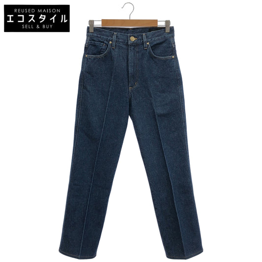 GOLDSIGN ゴールドサイン 6514-343-0863 インディゴ コットン センタープレス ジップフライ ストレートデニムパンツ ボトムス