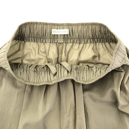 GALERIE VIE ギャルリーヴィー 25SS 23-04-51-04204 ライトグリーン コットンツイル イージーチノパンツ ボトムス